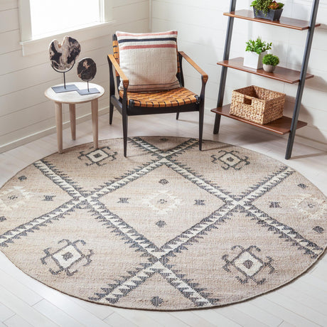 Safavieh Kilim Klm761F Grey/Black Rugs - Safavieh - klm761f - 7r