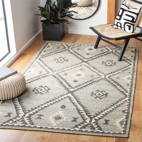 Safavieh Kilim Klm761M Blue/Black Rugs - Safavieh - klm761m - 3