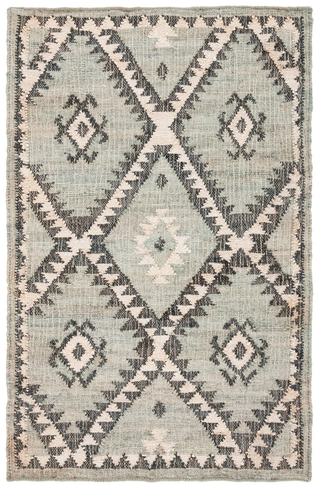 Safavieh Kilim Klm761M Blue/Black Rugs - Safavieh - klm761m - 7r