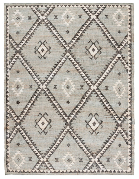 Safavieh Kilim Klm761M Blue/Black Rugs - Safavieh - klm761m - 7r