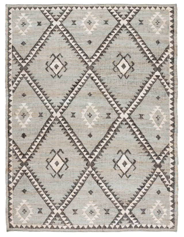 Safavieh Kilim Klm761M Blue/Black Rugs - Safavieh - klm761m - 7r