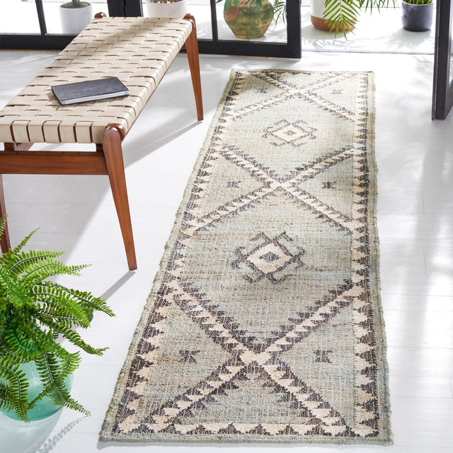 Safavieh Kilim Klm761M Blue/Black Rugs - Safavieh - klm761m - 7r