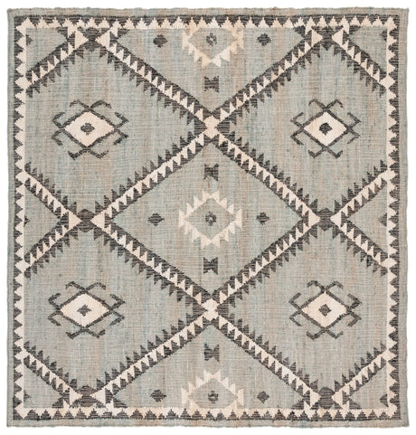 Safavieh Kilim Klm761M Blue/Black Rugs - Safavieh - klm761m - 7sq