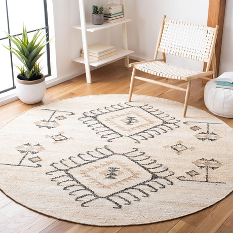 Safavieh Kilim Klm762A Ivory/Black Rugs - Safavieh - klm762a - 7r