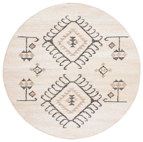 Safavieh Kilim Klm762A Ivory/Black Rugs - Safavieh - klm762a - 7r