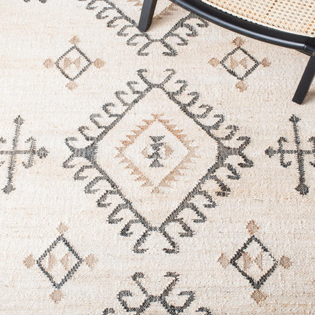 Safavieh Kilim Klm762A Ivory/Black Rugs - Safavieh - klm762a - 7r