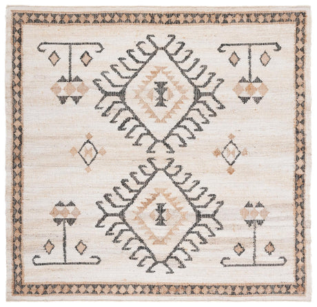 Safavieh Kilim Klm762A Ivory/Black Rugs - Safavieh - klm762a - 7sq