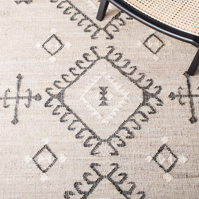 Safavieh Kilim Klm762F Grey/Black Rugs - Safavieh - klm762f - 7r