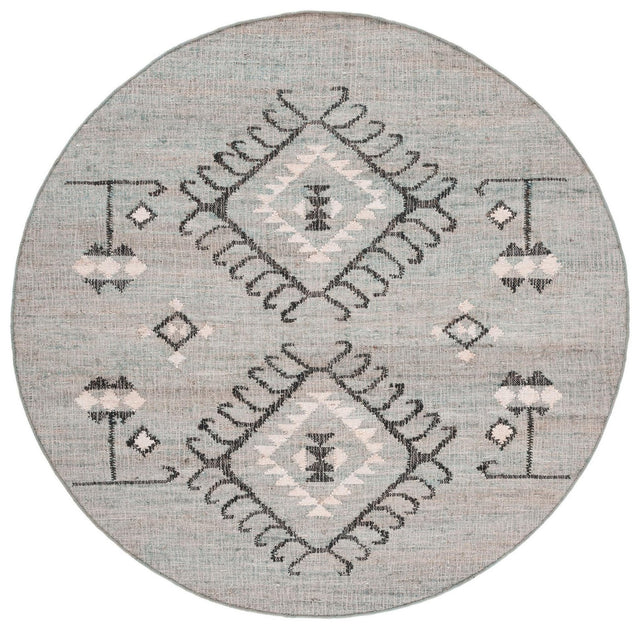 Safavieh Kilim Klm762M Blue/Black Rugs - Safavieh - klm762m - 7r