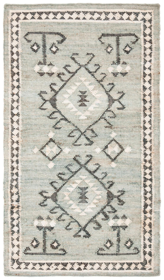 Safavieh Kilim Klm762M Blue/Black Rugs - Safavieh - klm762m - 7r