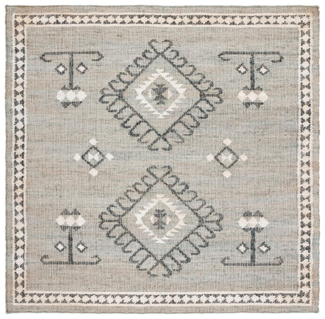 Safavieh Kilim Klm762M Blue/Black Rugs - Safavieh - klm762m - 7sq