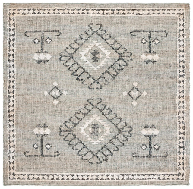 Safavieh Kilim Klm762M Blue/Black Rugs - Safavieh - klm762m - 7sq