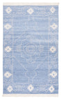 Safavieh Kilim 4'-0" x 6'-0" Rug in Blue / Ivory