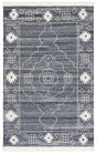 Safavieh Kilim 4'-0" x 6'-0" Rug in Black / Ivory