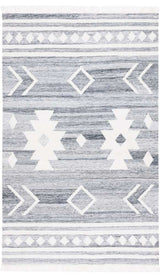Safavieh Kilim Klm764F Grey/Ivory Rug - Safavieh - klm764f - 3