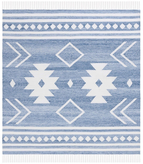 Safavieh Kilim Klm764M Blue/Ivory Rug - Safavieh - klm764m - 7r