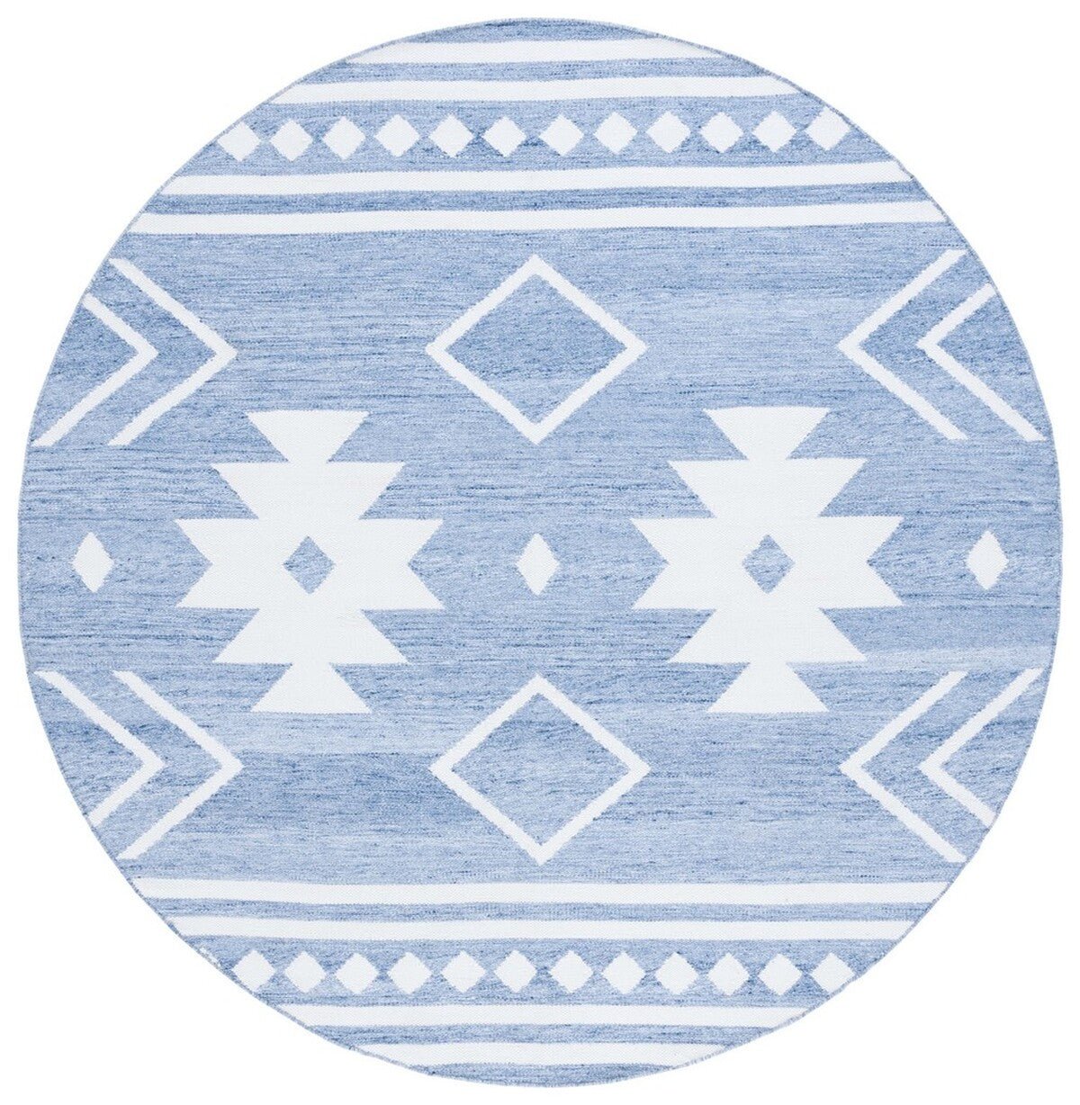 Safavieh Kilim Klm764M Blue/Ivory Rug - Safavieh - klm764m - 7r