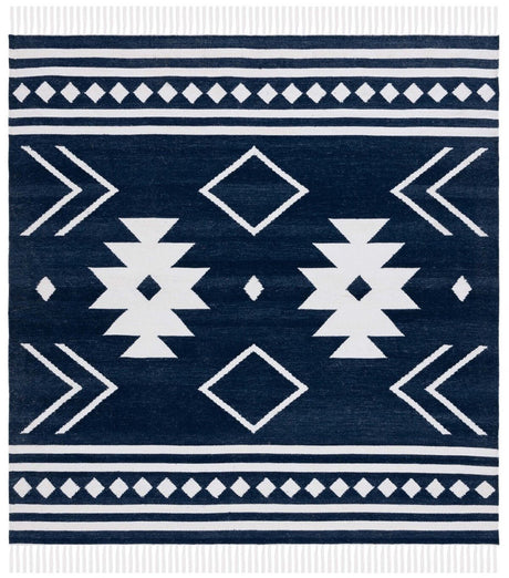Safavieh Kilim Klm764N Navy/Ivory Rug - Safavieh - klm764n - 7r