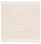 Safavieh Kilim 6'-0" x 6'-0" Rug in Gold / Ivory