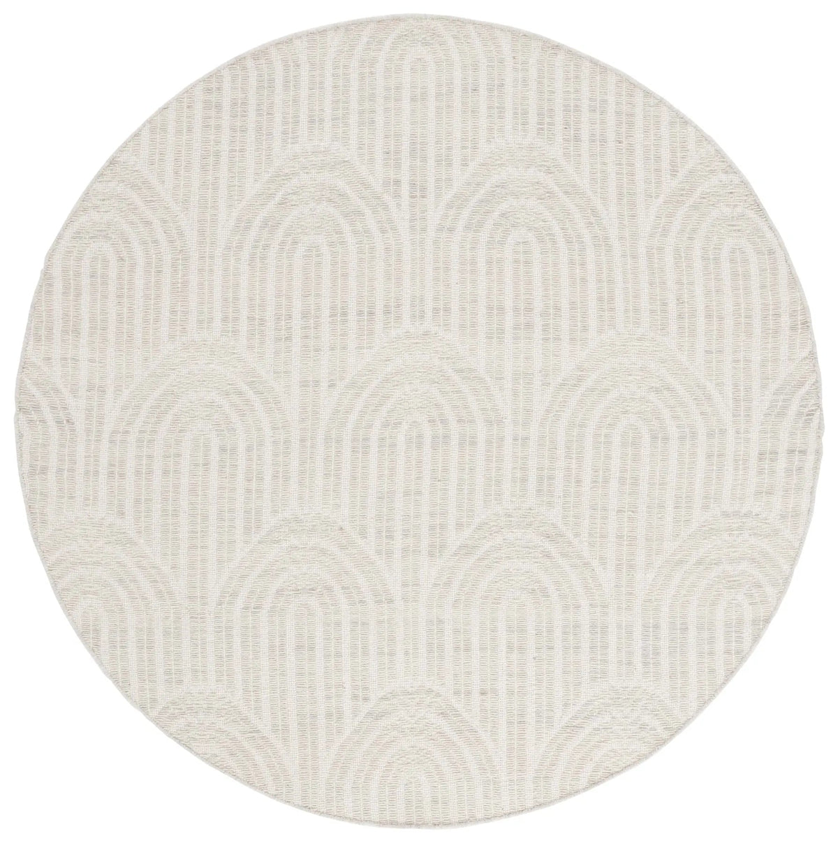 Safavieh Kilim 6'-0" x 6'-0" Rug in Light Grey / Ivory