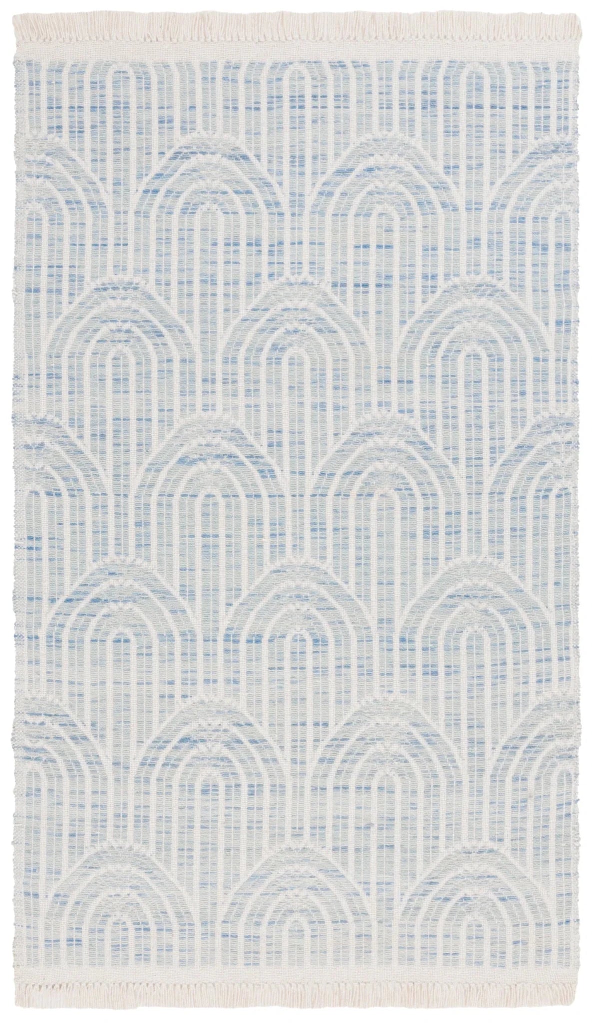 Safavieh Kilim 4'-0" x 6'-0" Rug in Blue / Ivory