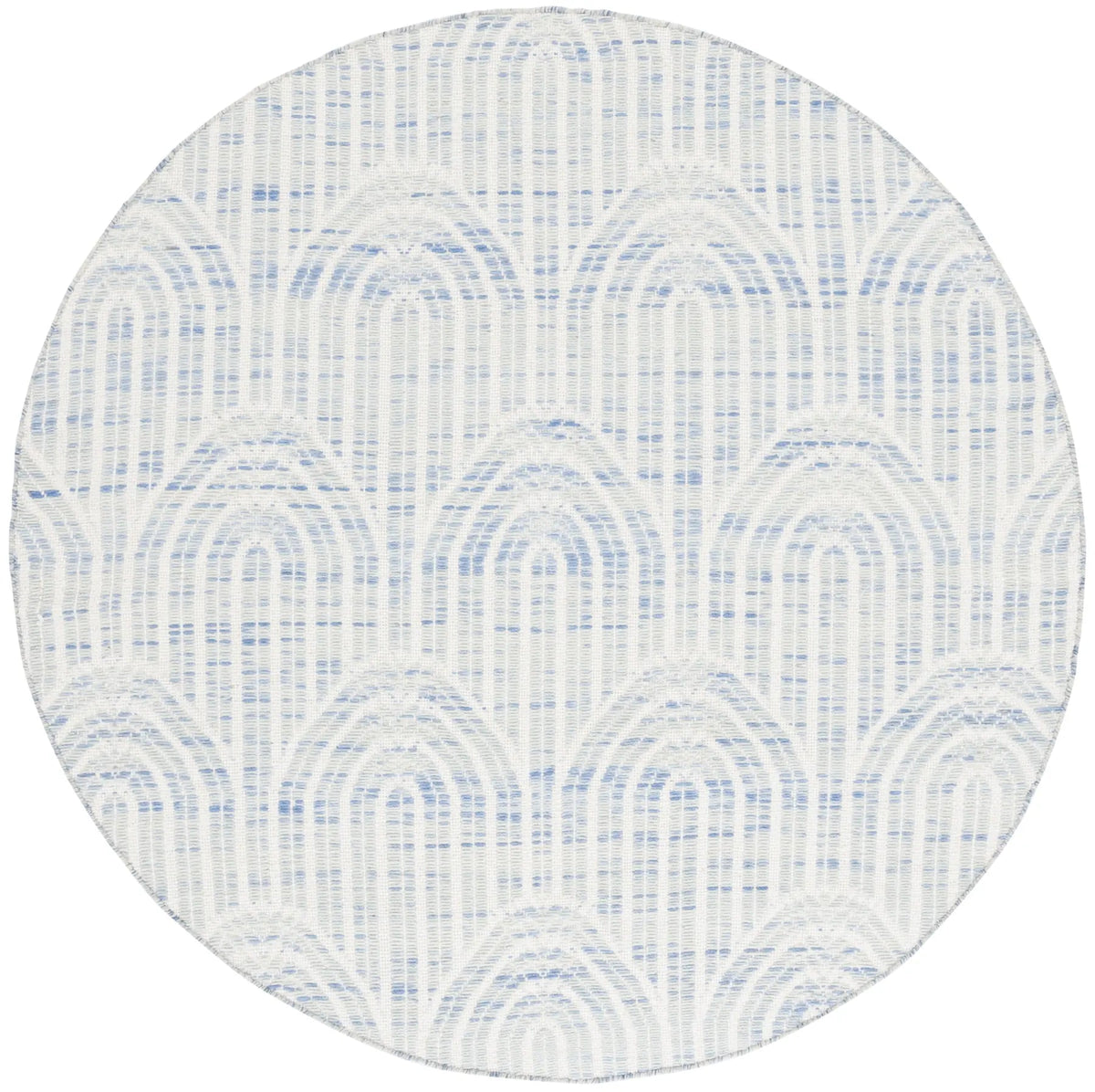 Safavieh Kilim 6'-0" x 6'-0" Rug in Blue / Ivory