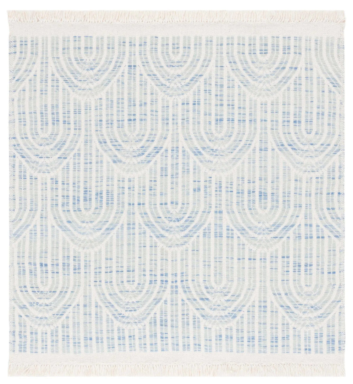 Safavieh Kilim 6'-0" x 6'-0" Rug in Blue / Ivory