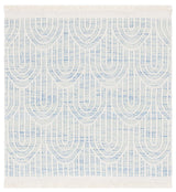 Safavieh Kilim 6'-0" x 6'-0" Rug in Blue / Ivory