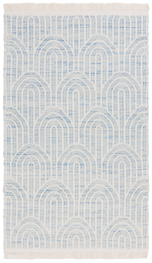 Safavieh Kilim Klm765M Blue/Ivory Rug - Safavieh - klm765m - 3