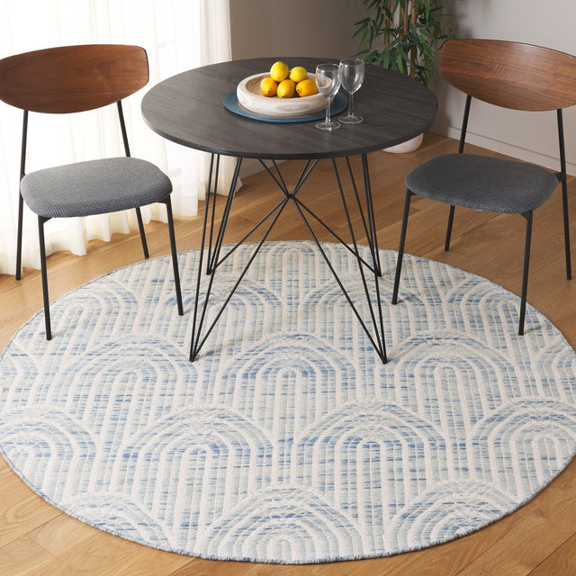 Safavieh Kilim Klm765M Blue/Ivory Rug - Safavieh - klm765m - 6r