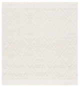 Safavieh Kilim 6'-0" x 6'-0" Rug in Light Grey / Ivory