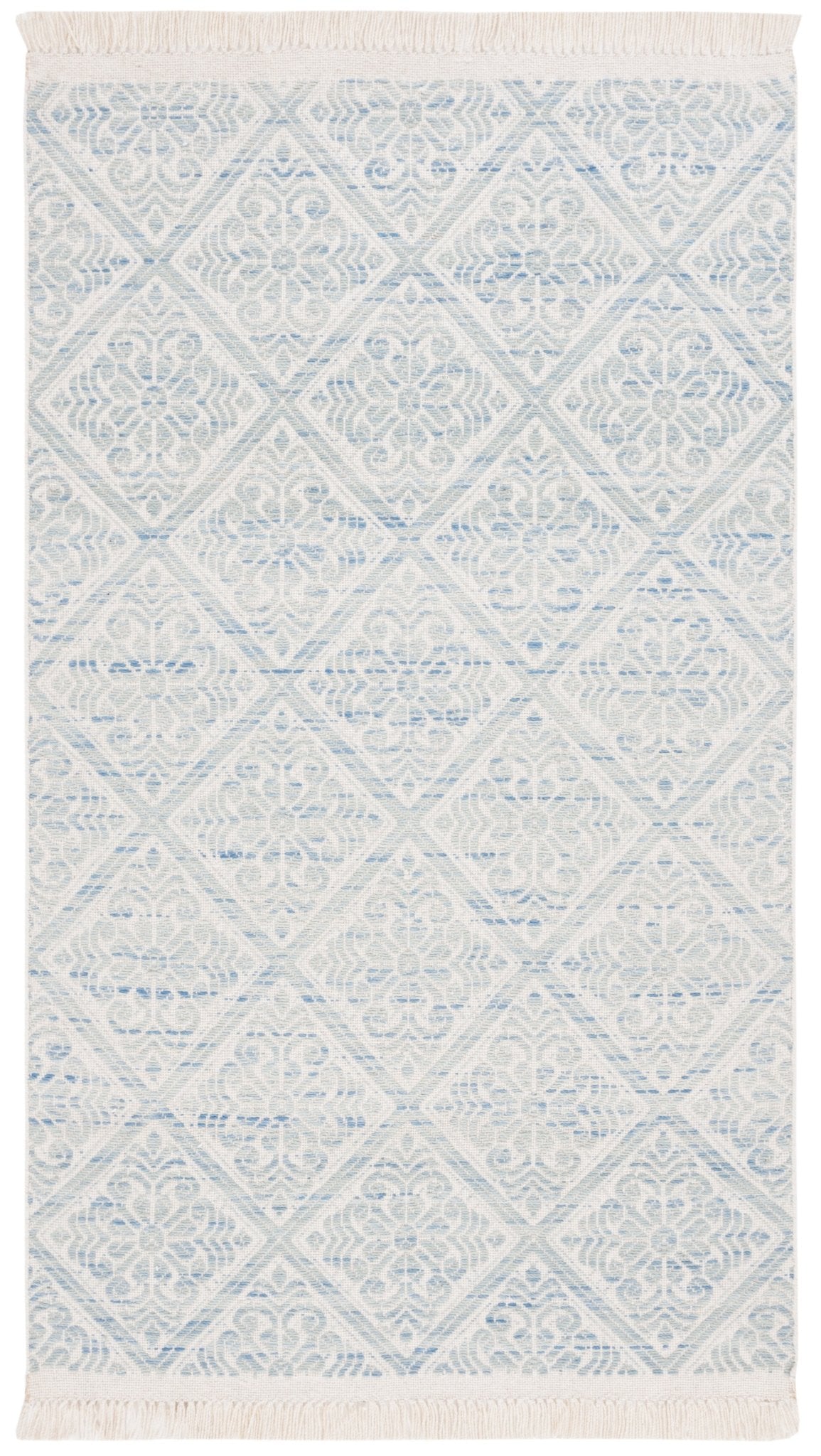 Safavieh Kilim Klm766M Blue/Ivory Rug - Safavieh - klm766m - 3