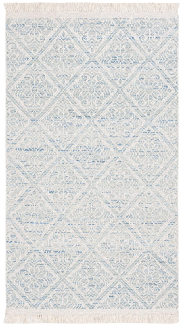 Safavieh Kilim Klm766M Blue/Ivory Rug - Safavieh - klm766m - 3