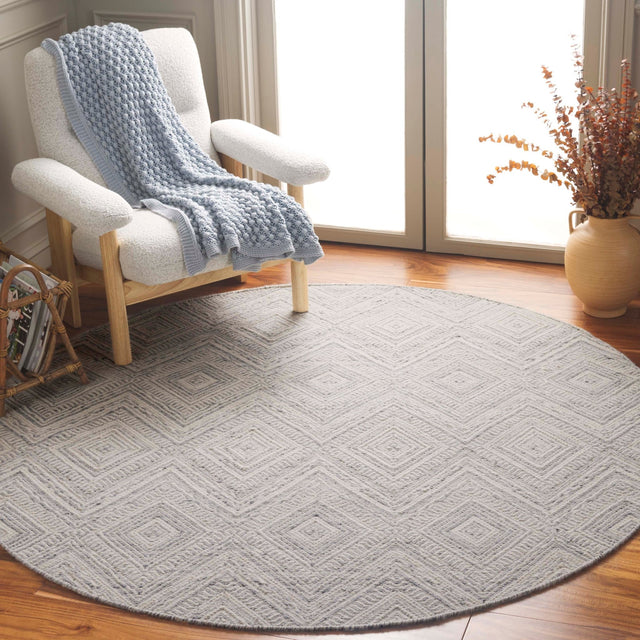 Safavieh Kilim Klm767F Light Grey/Ivory Rug - Safavieh - klm767f - 6r