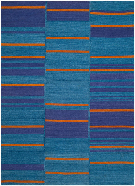 Safavieh Kilim Klm817A Blue / Multi Rugs - Safavieh - klm817a - 4