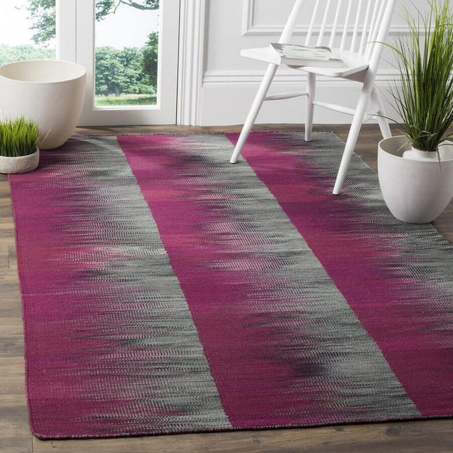 Safavieh Kilim Klm819B Purple / Charcoal Rugs - Safavieh - klm819b - 4