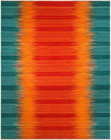 Safavieh Kilim Klm821A Teal / Red Rugs - Safavieh - klm821a - 4