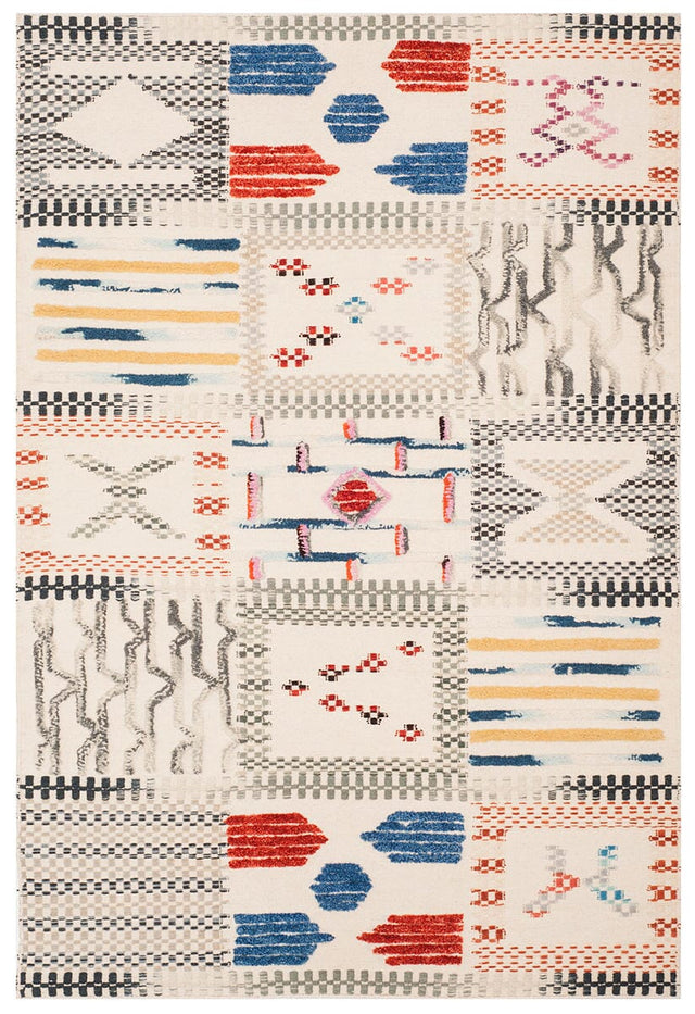 Safavieh Kilim Klm824A Ivory / Multi Rugs - Safavieh - klm824a - 4