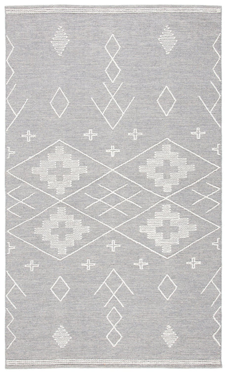 Safavieh Kilim Klm851F Grey/Ivory Rug - Safavieh - klm851f - 3