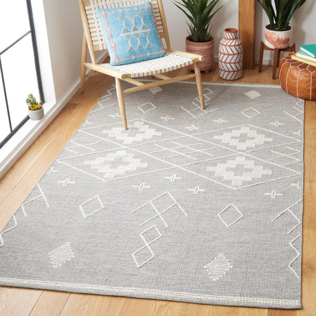 Safavieh Kilim Klm851F Grey/Ivory Rug - Safavieh - klm851f - 3