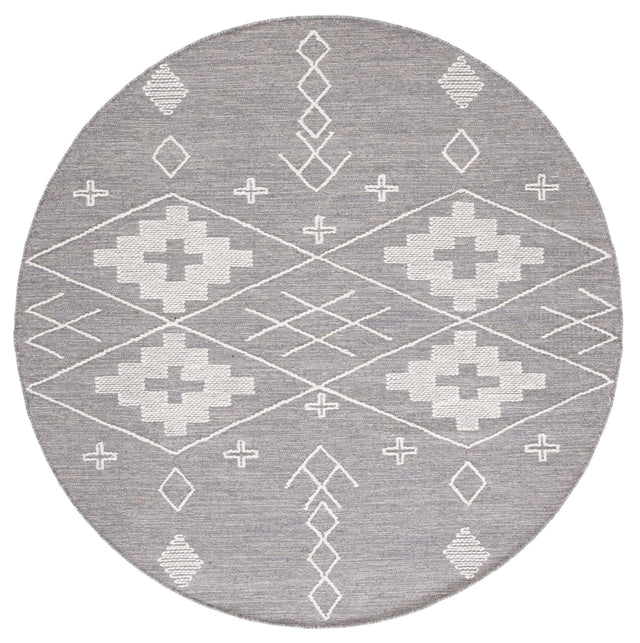 Safavieh Kilim Klm851F Grey/Ivory Rug - Safavieh - klm851f - 6r