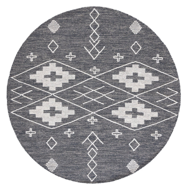 Safavieh Kilim Klm851H Charcoal/Ivory Rug - Safavieh - klm851h - 6r