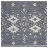 Safavieh Kilim Klm851H Charcoal/Ivory Rug - Safavieh - klm851h - 6sq