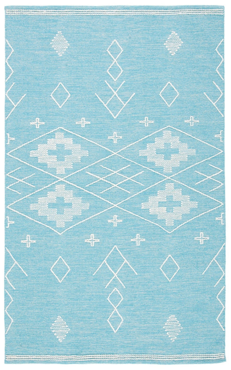 Safavieh Kilim Klm851K Teal/Ivory Rug - Safavieh - klm851k - 3