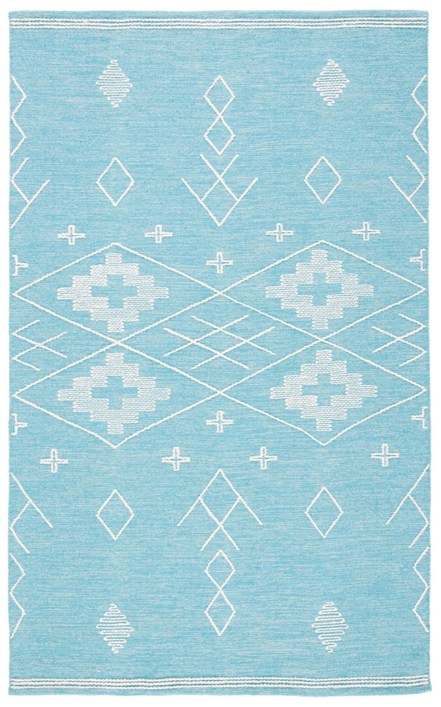 Safavieh Kilim Klm851K Teal/Ivory Rug - Safavieh - klm851k - 3