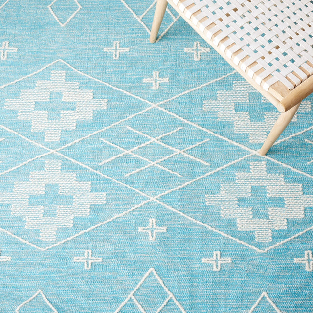 Safavieh Kilim Klm851K Teal/Ivory Rug - Safavieh - klm851k - 6r