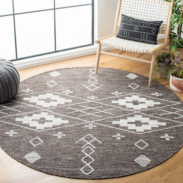 Safavieh Kilim Klm851T Brown/Ivory Rug - Safavieh - klm851t - 6r