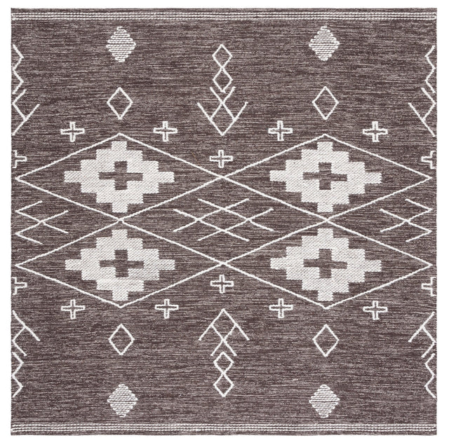 Safavieh Kilim Klm851T Brown/Ivory Rug - Safavieh - klm851t - 6sq