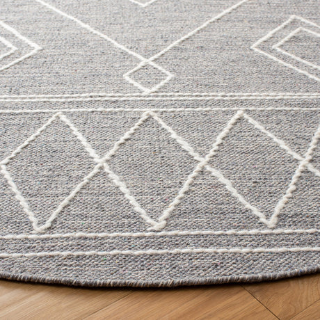 Safavieh Kilim Klm852F Grey/Ivory Rug - Safavieh - klm852f - 3