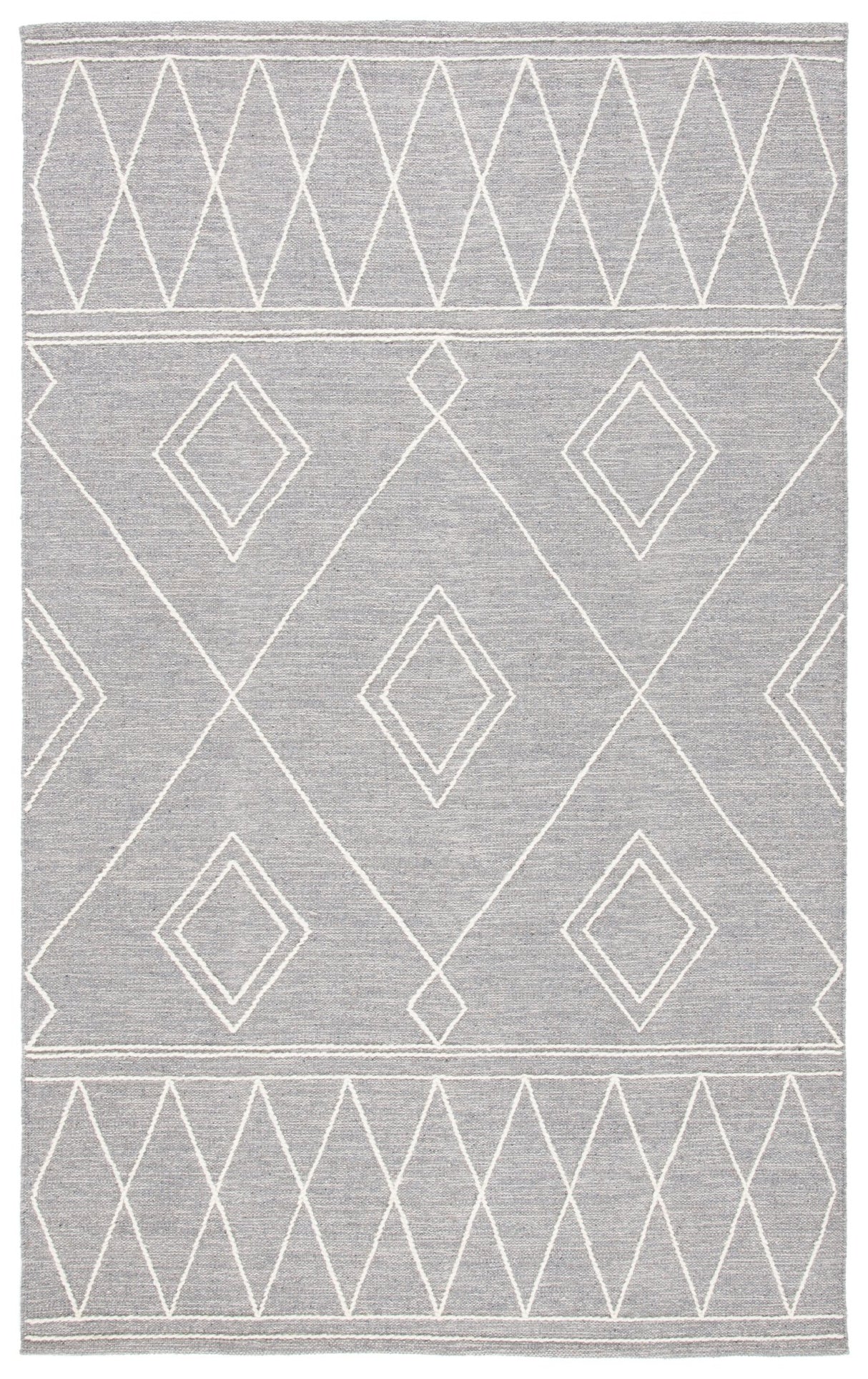 Safavieh Kilim Klm852F Grey/Ivory Rug - Safavieh - klm852f - 3